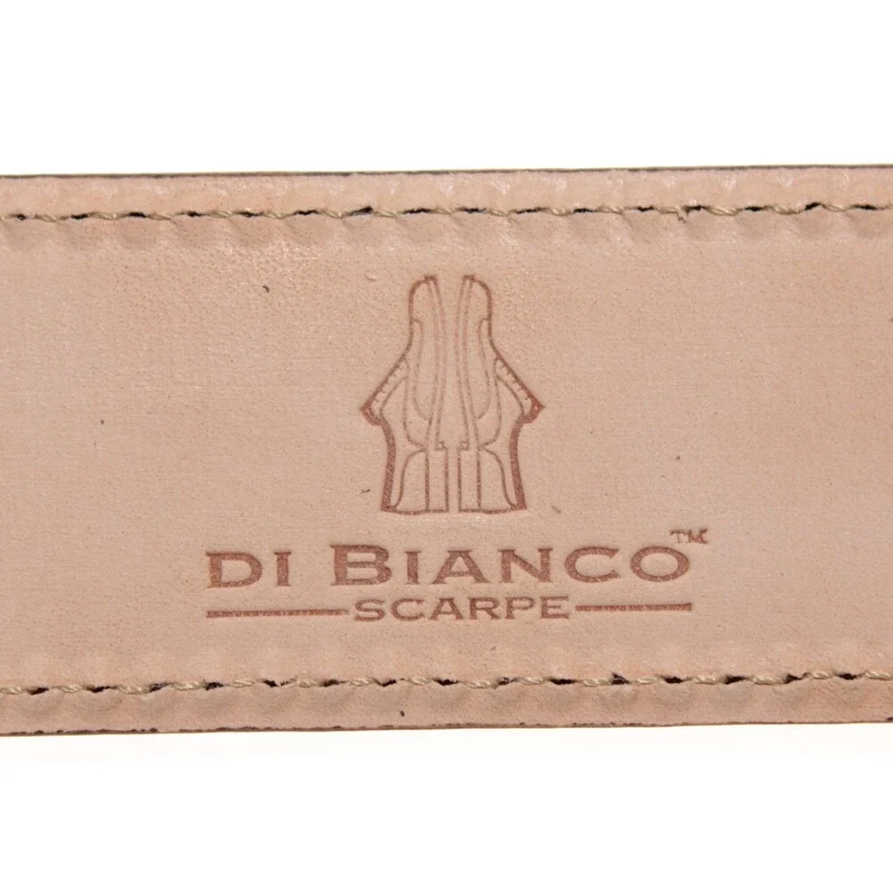 Di Bianco NWT Cut to Size Dress Belt In Solid Brown Suede Leather One Size